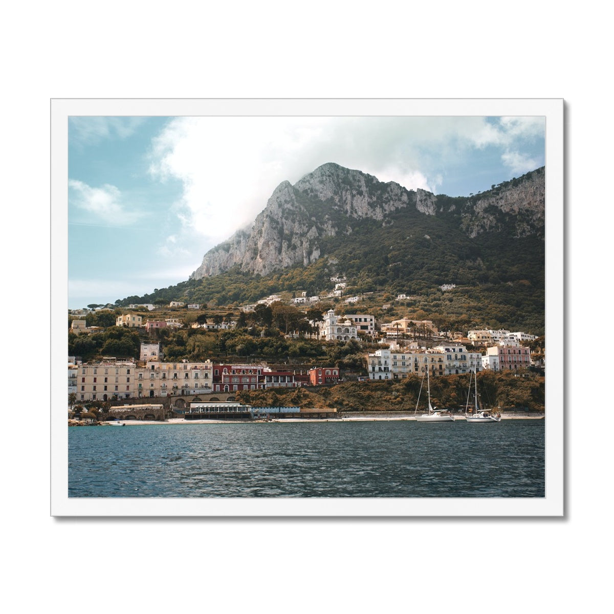Capri Coast Framed Print