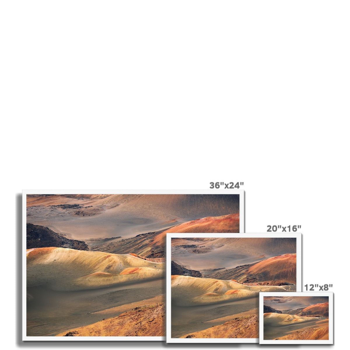 Haleakala Colours Framed Print