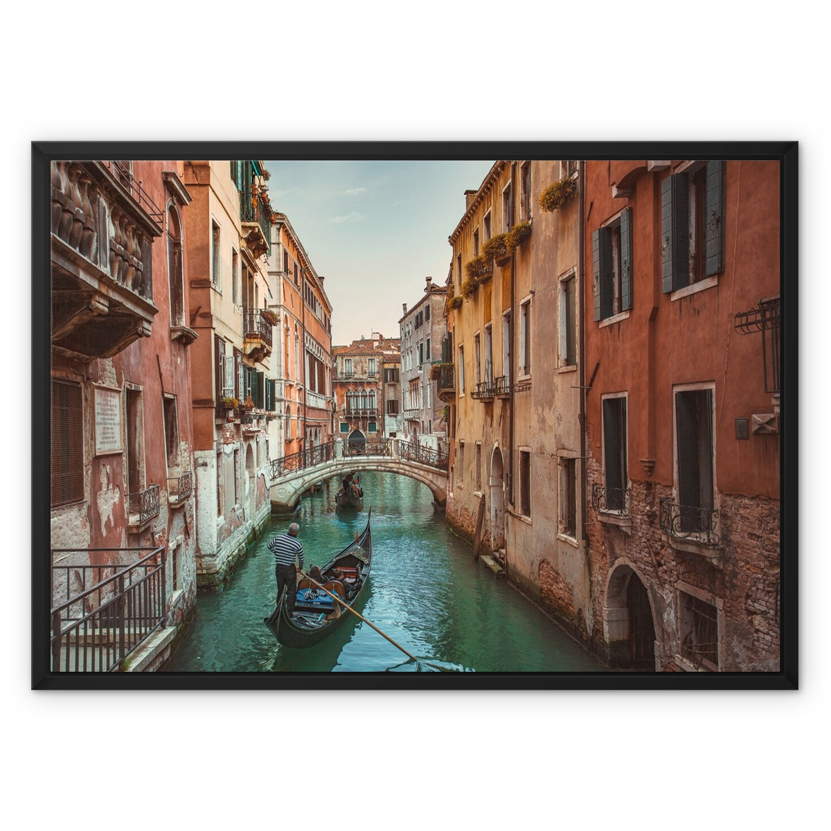 Venice Canals Framed Canvas