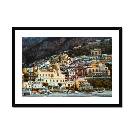 Positano Landscape Framed & Mounted Print