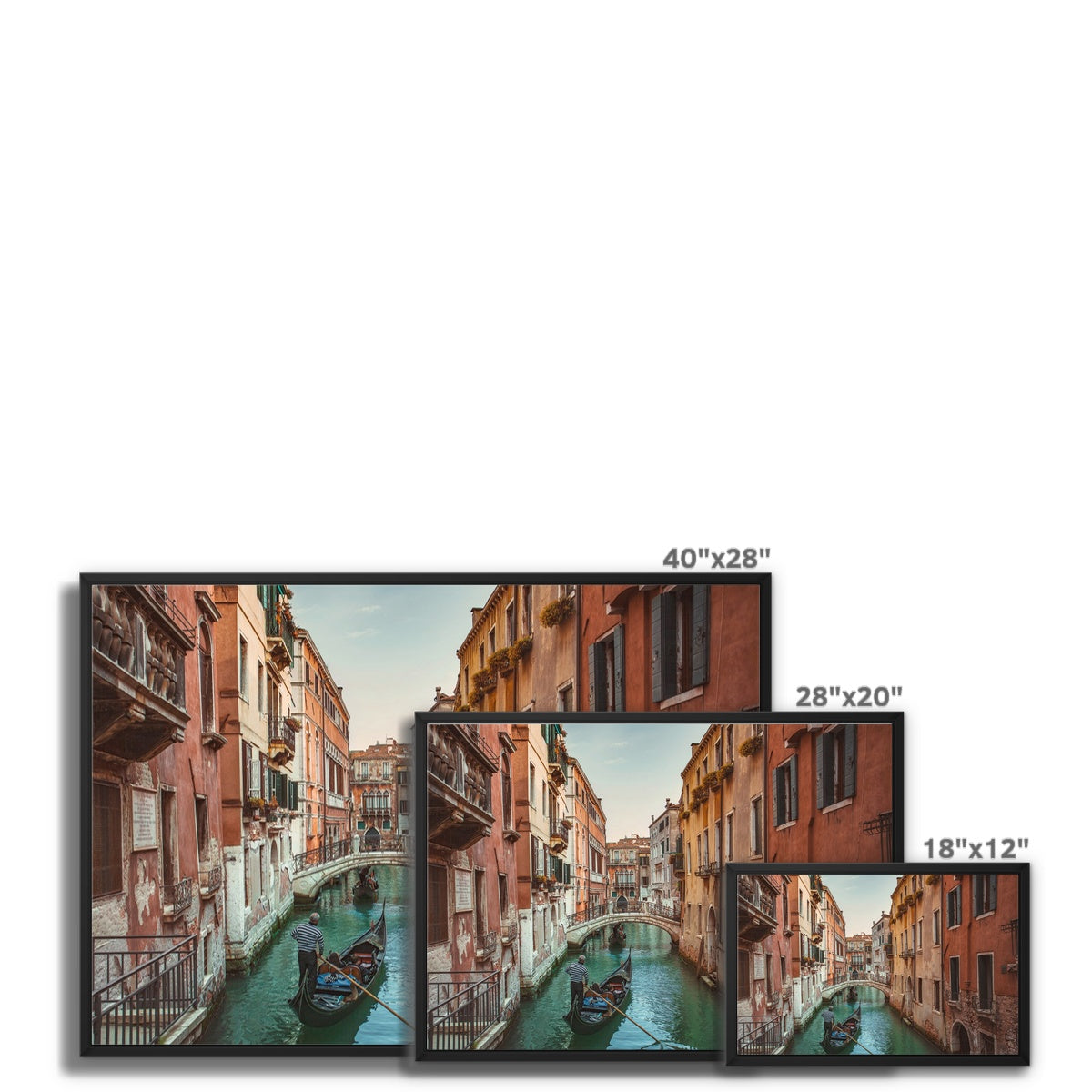 Venice Canals Framed Canvas