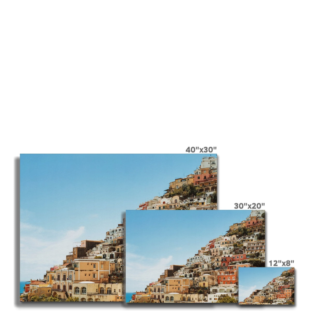 Positano Sky Canvas