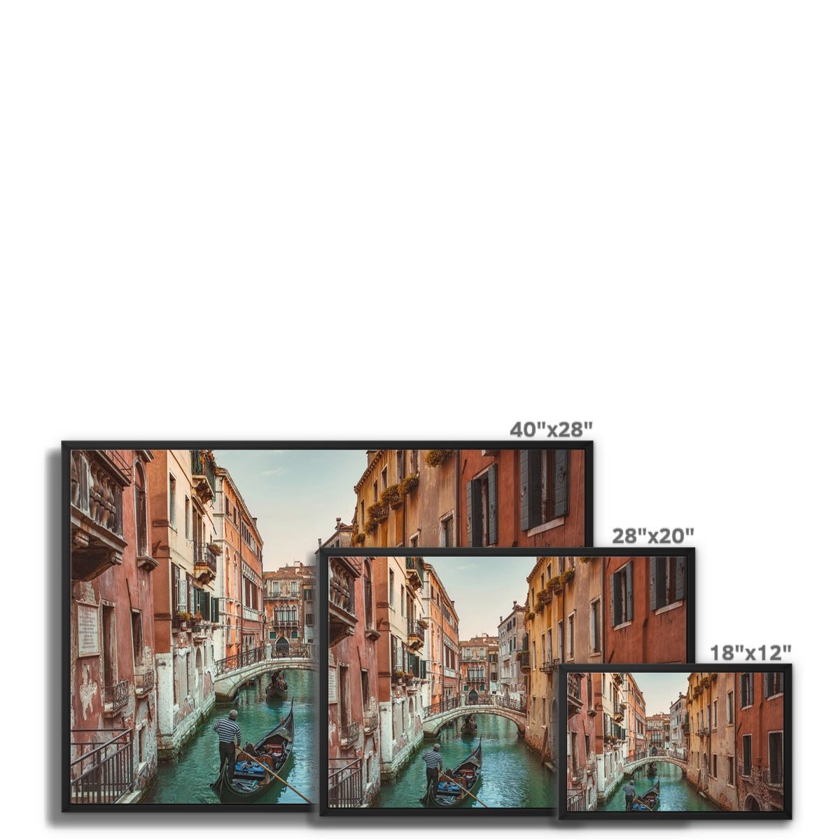 Venice Canals Framed Canvas