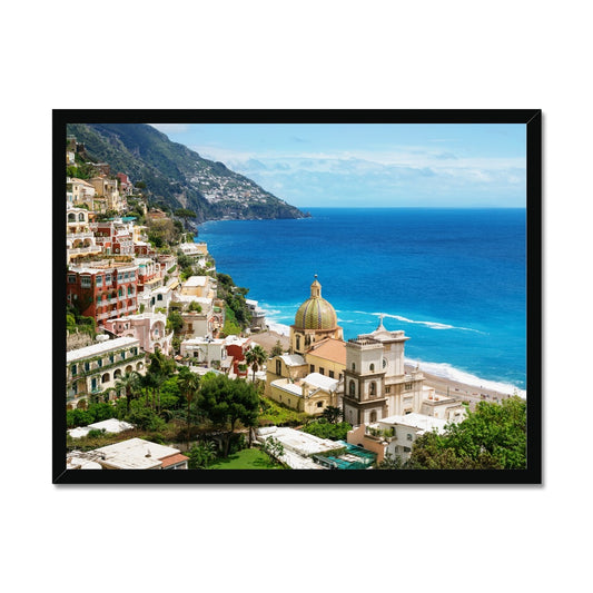 Positano Church Framed Print