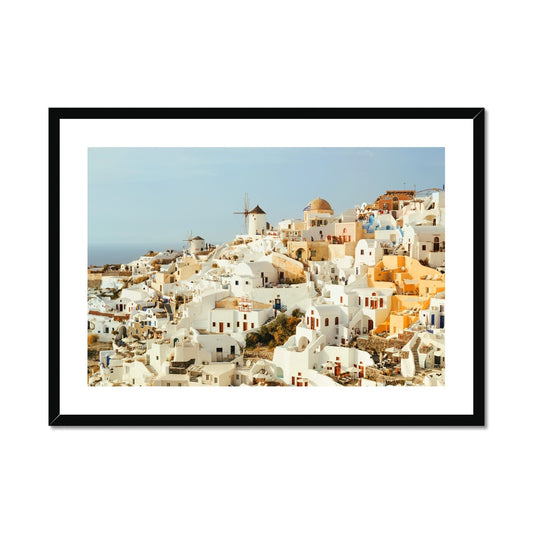 Santorini Framed & Mounted Print