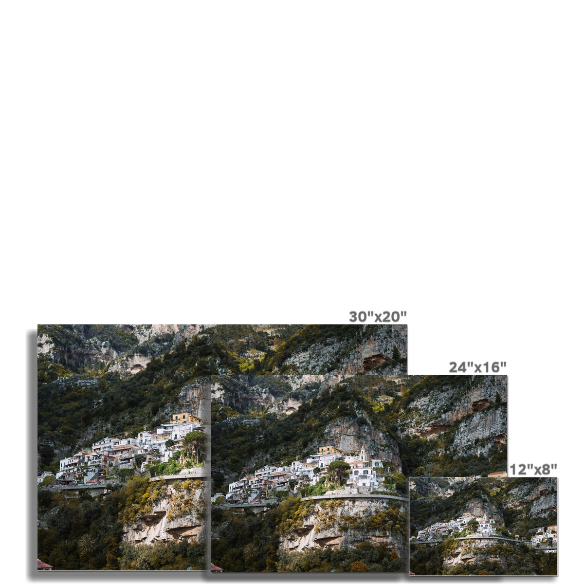 Positano Cliffs Fine Art Print