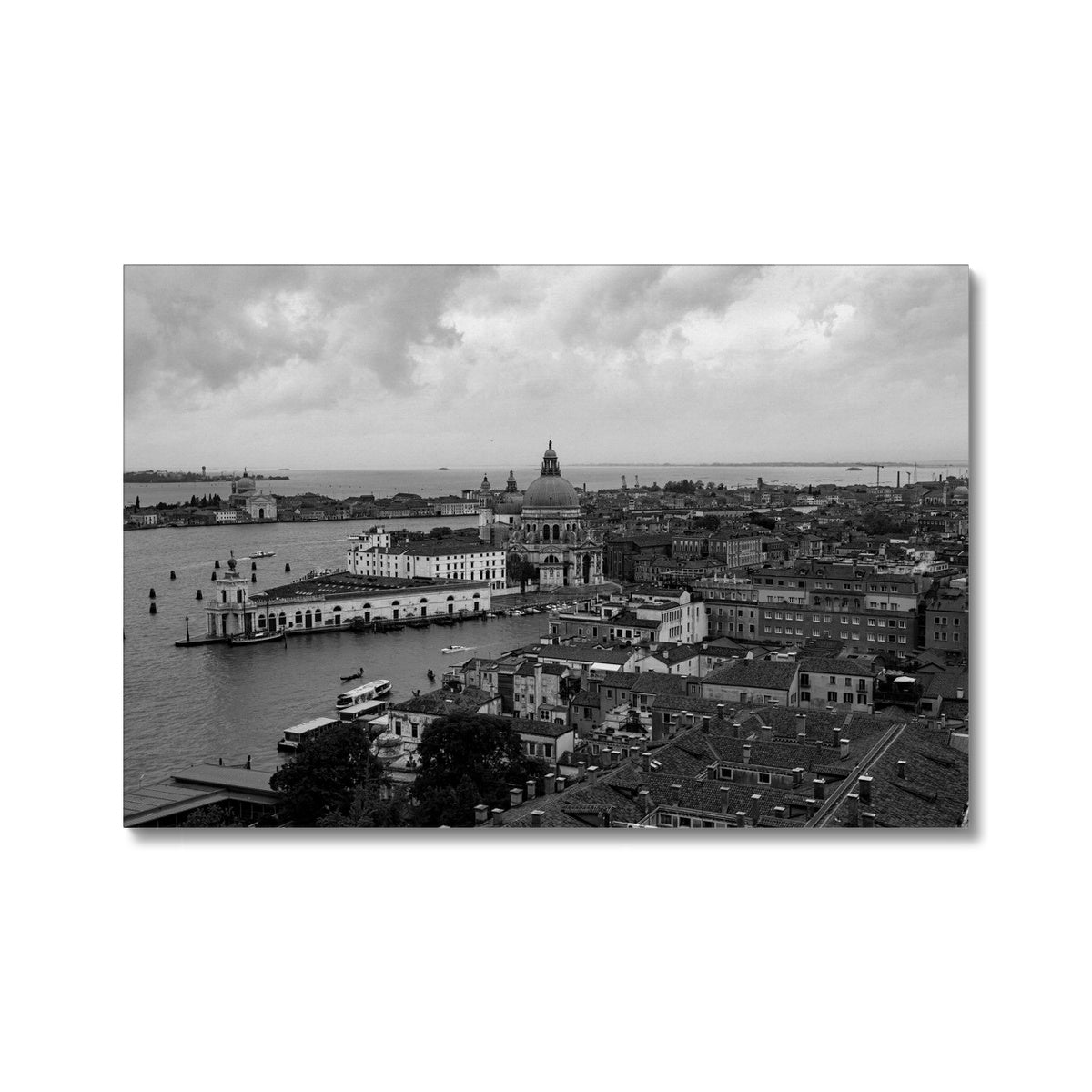 Venice Views B&W Canvas