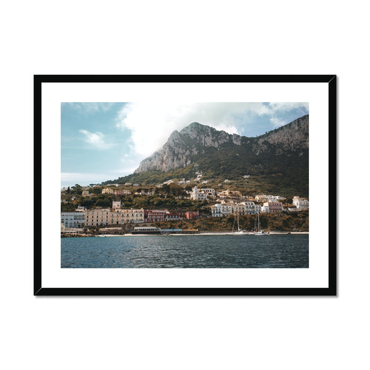Capri Coast Framed & Mounted Print