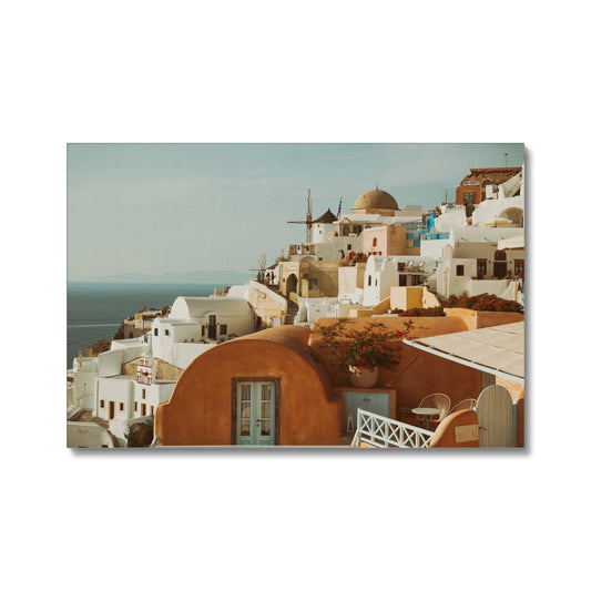 Santorini Architecture Canvas